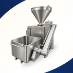 Đùn định lượng xoắn xúc xích có bộ nâng đổ tự động